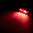 KAMAR L1322 6LED aizmugurējais gabarītlukturis, 1W, 12/24V, IP67, tumši tonēta lēca, sarkana gaisma, PC polikarbonāts, 30cm kabelis, R10/R148, 2 gadu garantija