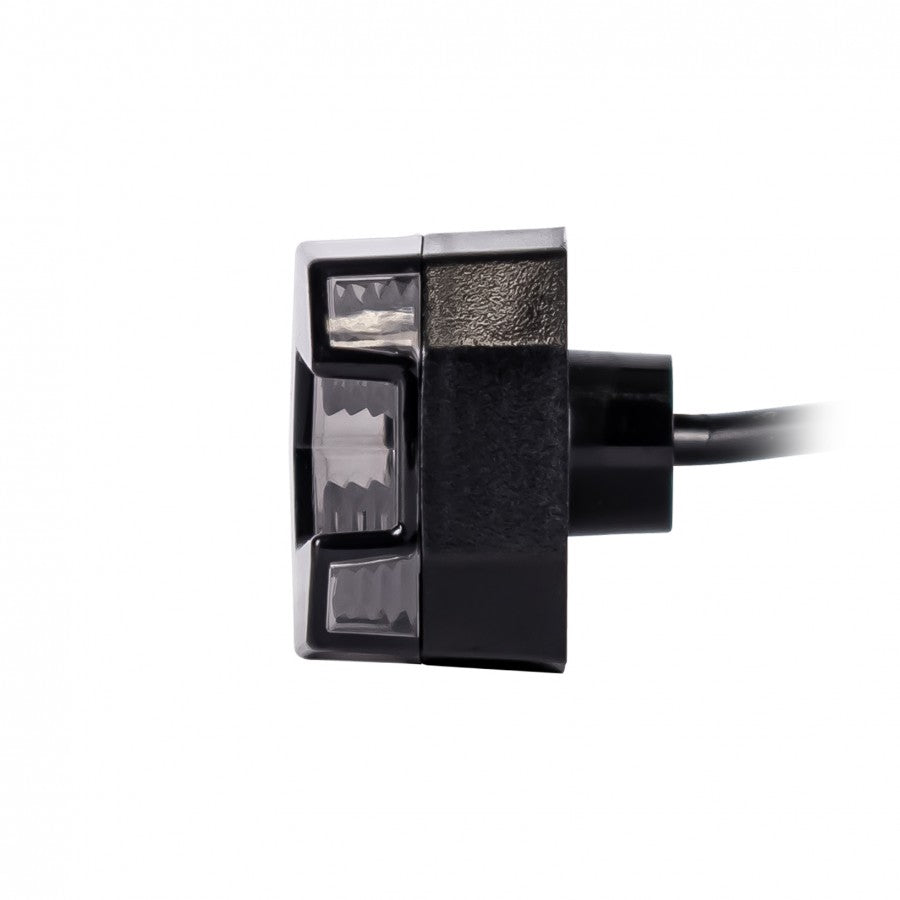 2W LED sānu gabarītlukturis X-SPIDER NEXO L1323, IP67, oranžs