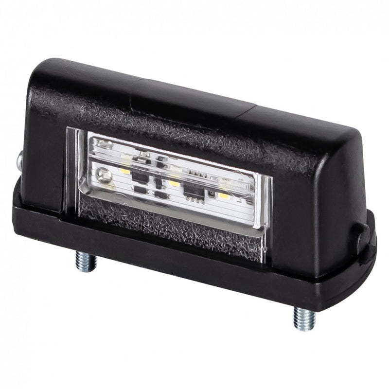 HORPOL LTD 665 LED numura zīmes apgaismojuma lukturis, 3LED, 0,25/0,5W, 12/24V, 93x38,7x30mm, universāls stiprinājums, 50cm kabelis, 2 gadu garantija