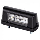 HORPOL LTD 665 LED numura zīmes apgaismojuma lukturis, 3LED, 0,25/0,5W, 12/24V, 93x38,7x30mm, universāls stiprinājums, 50cm kabelis, 2 gadu garantija