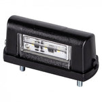 HORPOL LTD 665 LED numura zīmes apgaismojuma lukturis, 3LED, 0,25/0,5W, 12/24V, 93x38,7x30mm, universāls stiprinājums, 50cm kabelis, 2 gadu garantija