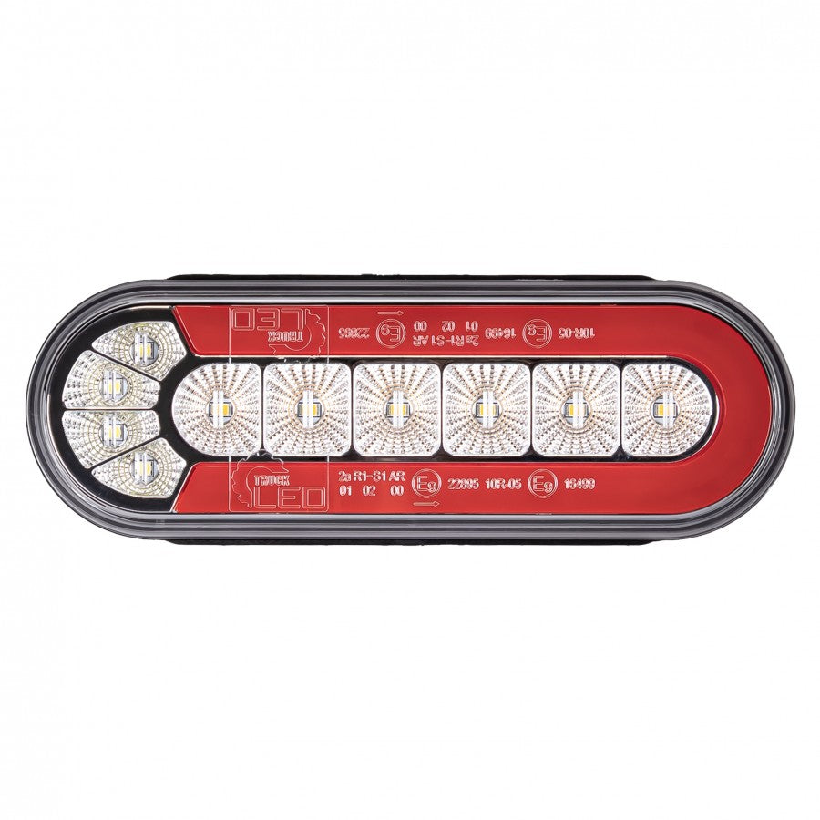 KAMAR Ovāls LED aizmugures lukturis TL Small 12–24V