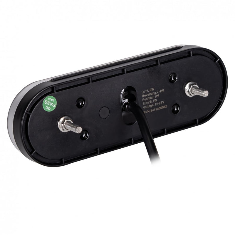 LED-bakljus 12/24V, 31 dioder, ECE/R7/R6/R23/R10