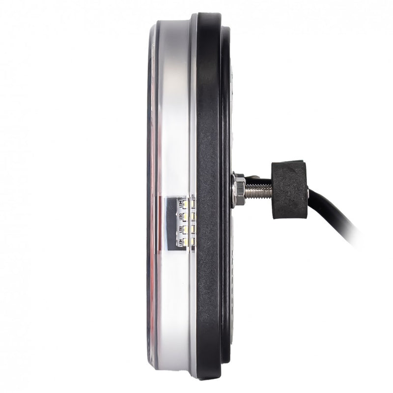 KAMAR TL 5-FUN LED aizmugurējais kombinētais lukturis, labais, 82LED, 12/24V, 7 funkcijas, trijstūra atstarotājs, IP67, 260x150x70mm, 25cm kabelis, ECE homologācija, 2 gadu garantija