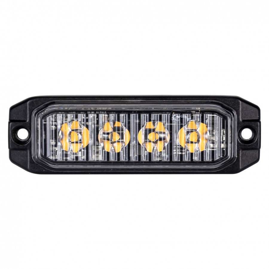 TL LED Strobe Warning Light with 4 LEDs, 12/24 V