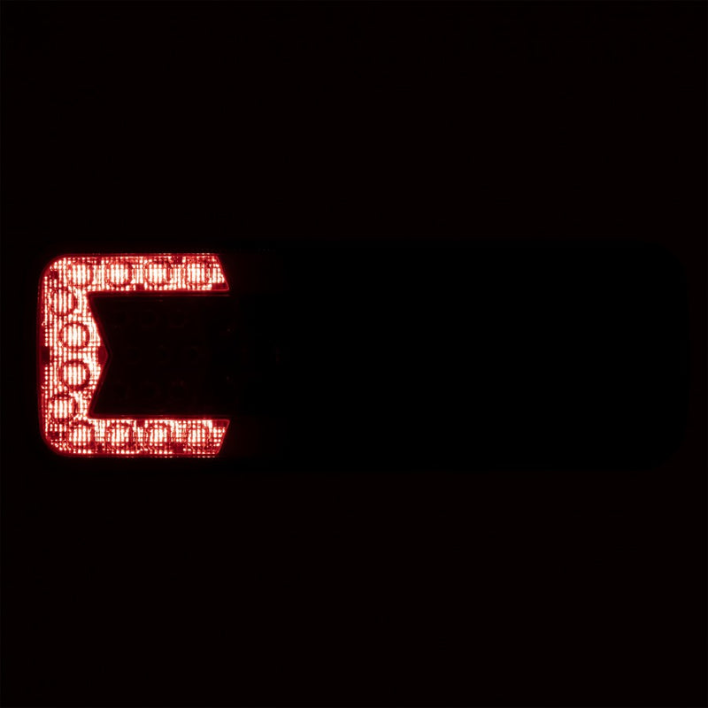 KAMAR LED aizmugures lampa L1913 12/24 V ar dinamisko pagrieziena rādītāju, miglas un atpakaļgaitas gaismu
