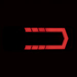 KAMAR LED Taillight L1913 12/24 V with Dynamic Turn Signal, Fog Light, and Reverse Light
