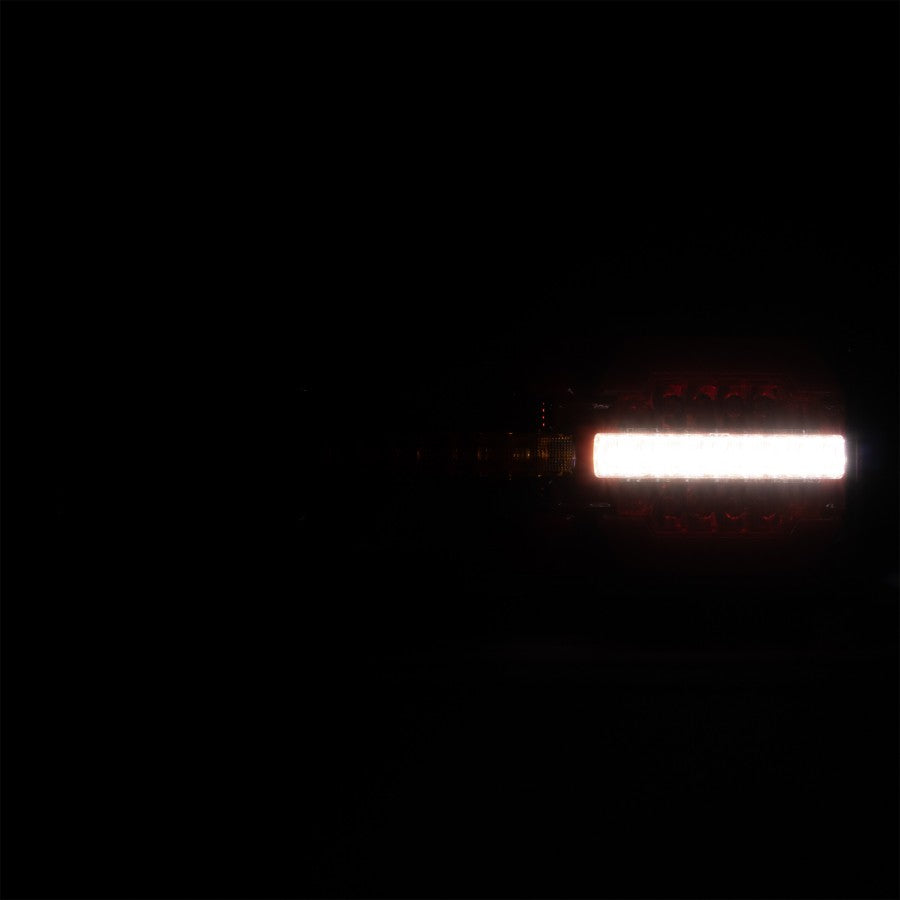 KAMAR LED neon aizmugures lampa 12/24 V ar dinamisko pagrieziena rādītāju un daudzfunkciju apgaismojumu