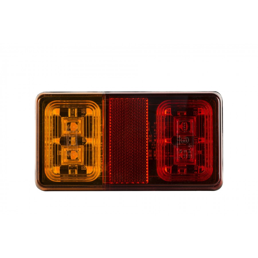 KAMAR LED aizmugures lampa L2295 12/24 V ar 16 LED, stop signālu, pagrieziena un gabarītgaismu