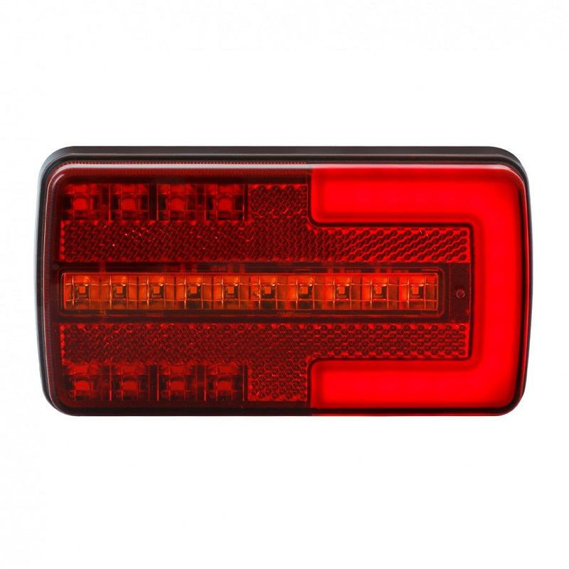 NEODYMIUM L2301 aizmugurējais LED lukturis ar dinamisko virzienrādītāju, 12/24 V, IP67