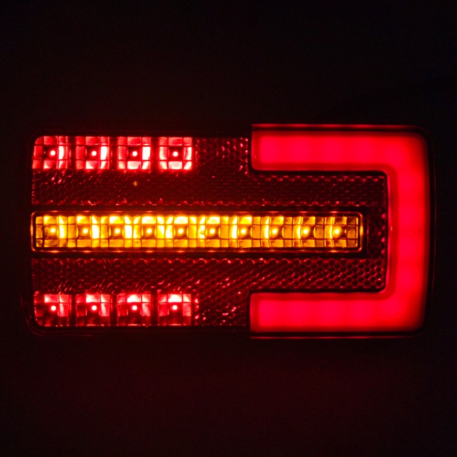 NEODYMIUM L2301 Rear LED Light with Dynamic Turn Signal, 12/24 V, IP67