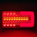 NEODYMIUM L2301 aizmugurējais LED lukturis ar dinamisko virzienrādītāju, 12/24 V, IP67