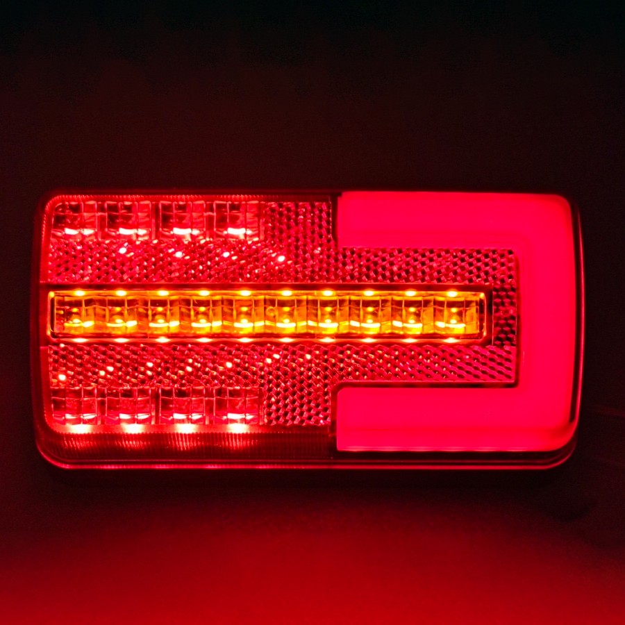 NEODYMIUM L2301 Rear LED Light with Dynamic Turn Signal, 12/24 V, IP67