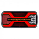 KAMAR X-SPIDER LED aizmugures lampa L2424 12/24 V IP67 ar miglas gaismu, pagrieziena rādītāju un 69 LED