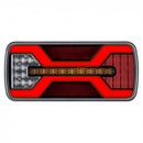 KAMAR X-SPIDER LED aizmugures lampa L2425 COF 10–30 V IP67 ar atpakaļgaitas gaismu un 69 LED