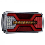 KAMAR X-SPIDER LED aizmugures lampa L2425 COF 10–30 V IP67 ar atpakaļgaitas gaismu un 69 LED