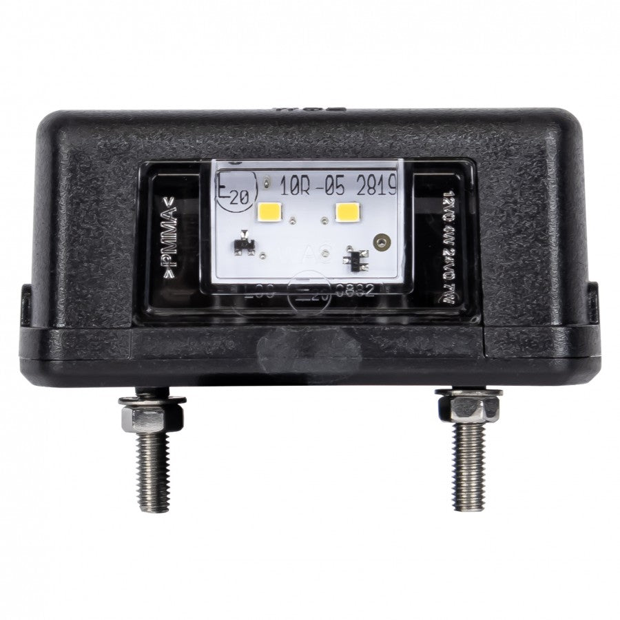 W52 LED numura zīmes apgaismojuma lukturis, 12/24 V, IP66/68, L2444