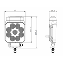 KAMAR LED atpakaļgaitas lampa L2500 ar stroboskopa funkciju R23/R65, 12/24 V darba apgaismojums kravas automašīnām un speciālajai tehnikai