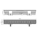 KAMAR L3416 LED tālās gaismas lukturis ar LED pozīcijas gaismu, 380mm, 45W+5W, 4000Lm, 12/24V, 18+30 LED, IP67, ECE R7/R10/R112, 2 gadu garantija