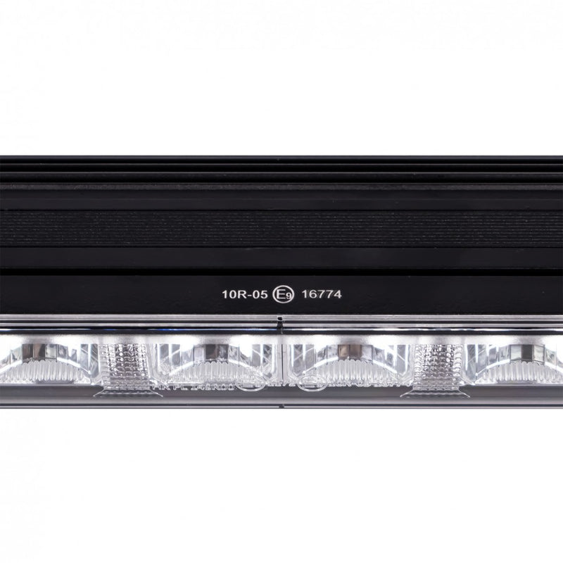 KAMAR L3418 LED tālās gaismas lukturis ar dienas gaitas gaismu, 524mm, 47W+3W, 3340Lm, 12/24V, 12 LED, IP67, ECE R10/R148/R149, 2 gadu garantija