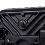 LED headlight with heated lens, 48 LEDs, 12/24 V