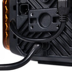 LED headlight with heated lens, 48 LEDs, 12/24 V