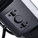 LED headlight with heated lens, 48 LEDs, 12/24 V