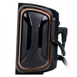 LED headlight with heated lens, 48 LEDs, 12/24 V