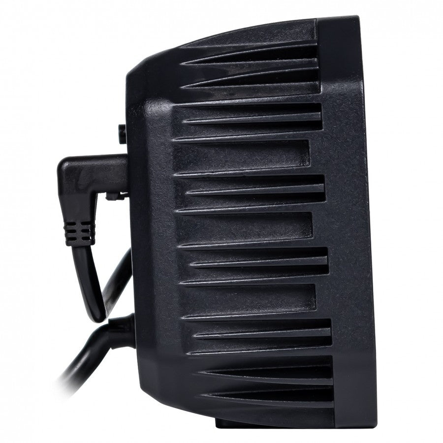 LED headlight with heated lens, 48 LEDs, 12/24 V