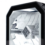 LED headlight with heated lens, 48 LEDs, 12/24 V