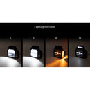 LED priekšējais lukturis ar miglas gaismu un apsildāmu stiklu, 51 LED, 12/24 V