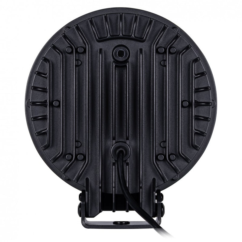 KAMAR X-SPIDER TOXIC L3440 LED tālās gaismas lukturis ar balto pozīcijas un oranžo brīdinājuma gaismu, 80/3/14W, 12/24V, 10+42LED, IP6K9K/IP6K8, 2,5m kabelis, ECE R10/R65/R148/R149, 2 gadu garantija