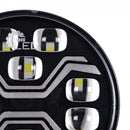 KAMAR X-SPIDER TOXIC L3440 LED tālās gaismas lukturis ar balto pozīcijas un oranžo brīdinājuma gaismu, 80/3/14W, 12/24V, 10+42LED, IP6K9K/IP6K8, 2,5m kabelis, ECE R10/R65/R148/R149, 2 gadu garantija