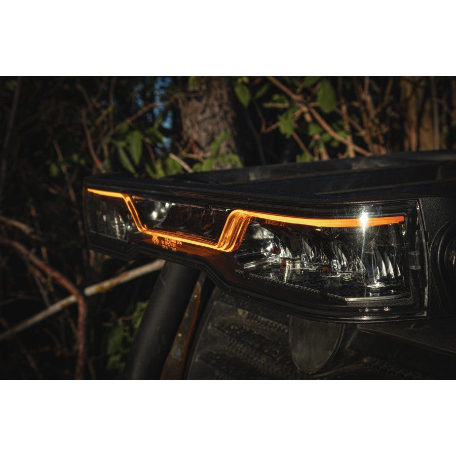 KAMAR X-SPIDER VENOM LED tālās gaismas lampa L3441 80 W 12/24 V IP69K ar strobo un pozīcijas gaismu