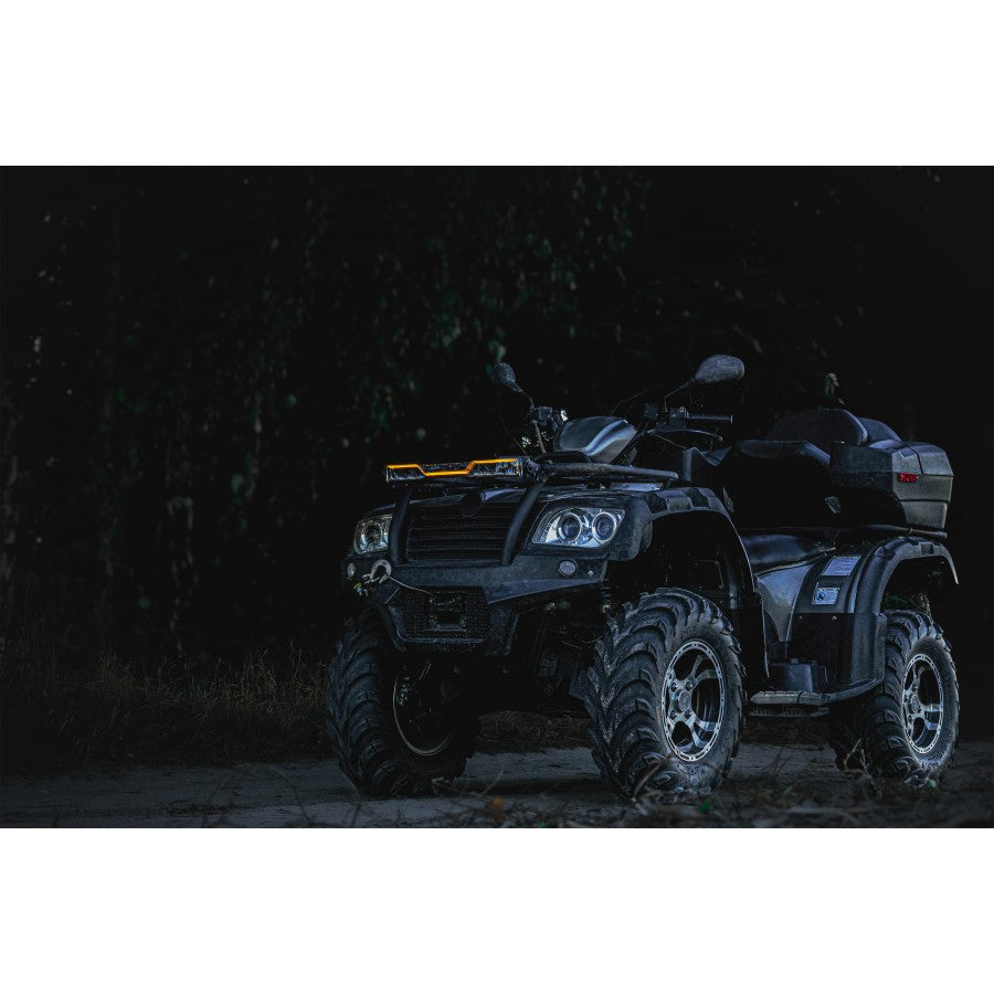 KAMAR X-SPIDER VENOM LED tālās gaismas lampa L3441 80 W 12/24 V IP69K ar strobo un pozīcijas gaismu