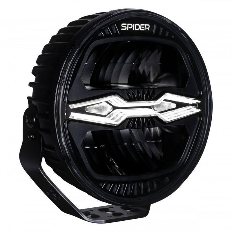 KAMAR X-SPIDER NINJA ROUND LED tālās gaismas lampa L3442 100 W 12/24 V IP69K ar strobo un pozīcijas gaismu