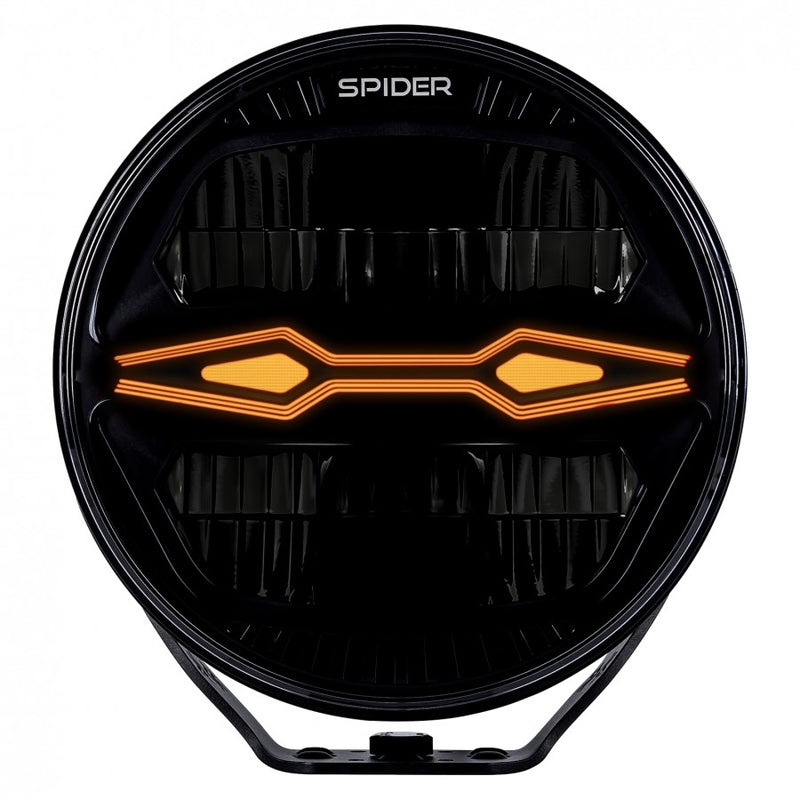 KAMAR X-SPIDER NINJA ROUND LED tālās gaismas lampa L3442 100 W 12/24 V IP69K ar strobo un pozīcijas gaismu