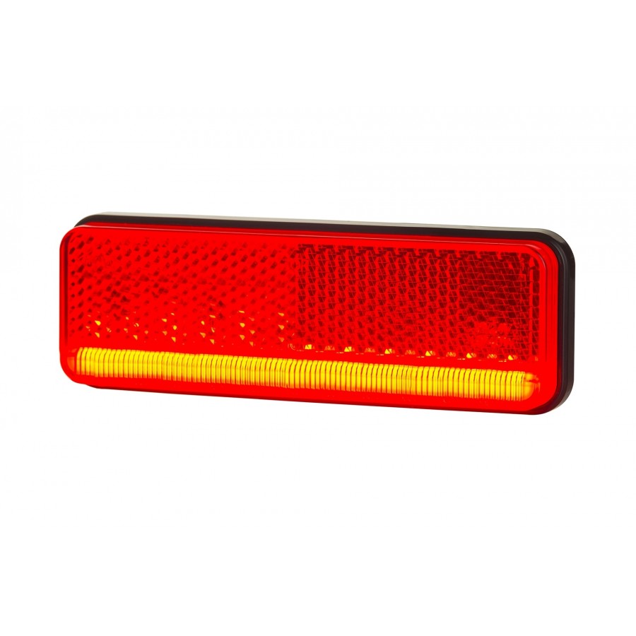 HORPOL LD2437 LED gabarītlukturis, sarkans, 12/24 V, IP68