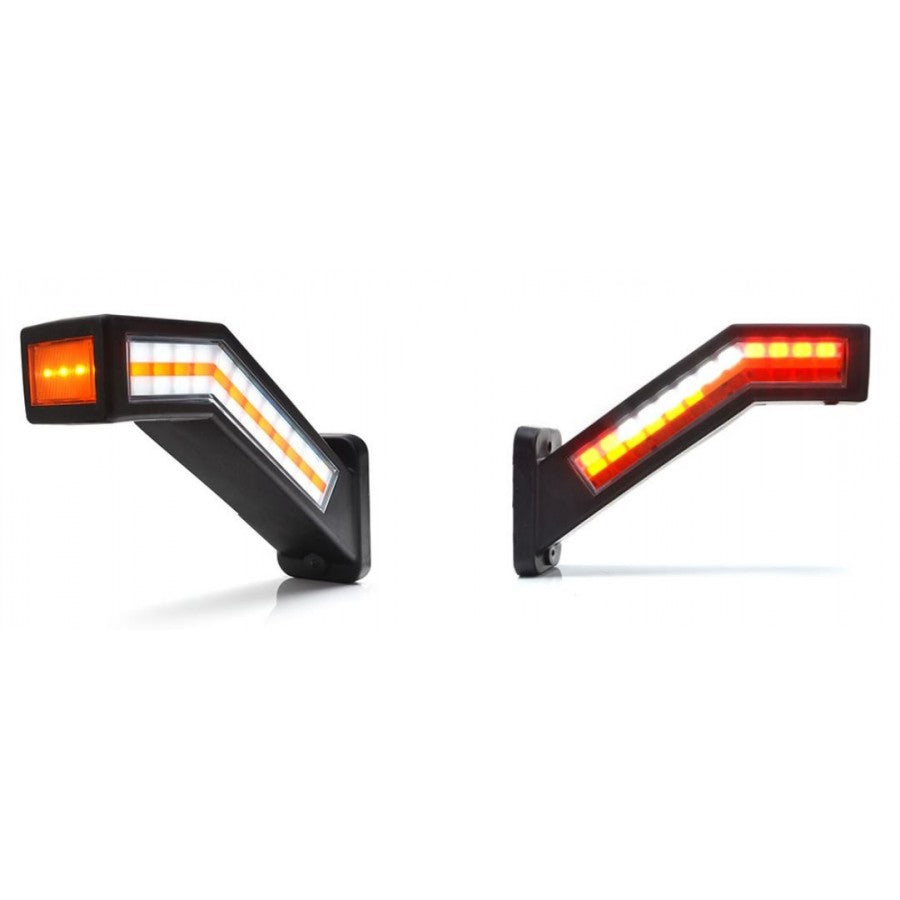 KAMAR LED kombinētais aizmugures lukturis W168.9DD 12–24V ar dinamisko pagrieziena rādītāju labais