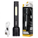 KAMAR Taktiskais LED lukturis LAT-KMR9 ar USB uzlādi un akumulatoriem 2 x 1200 mAh