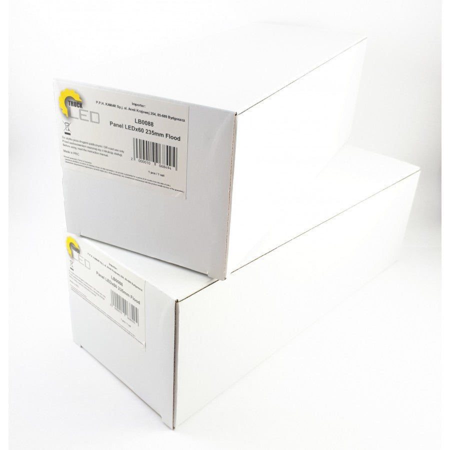 Kamar LB0088 LED darba gaismas panelis, 60 LED, 39 W, 3900 lm, 12/24 V