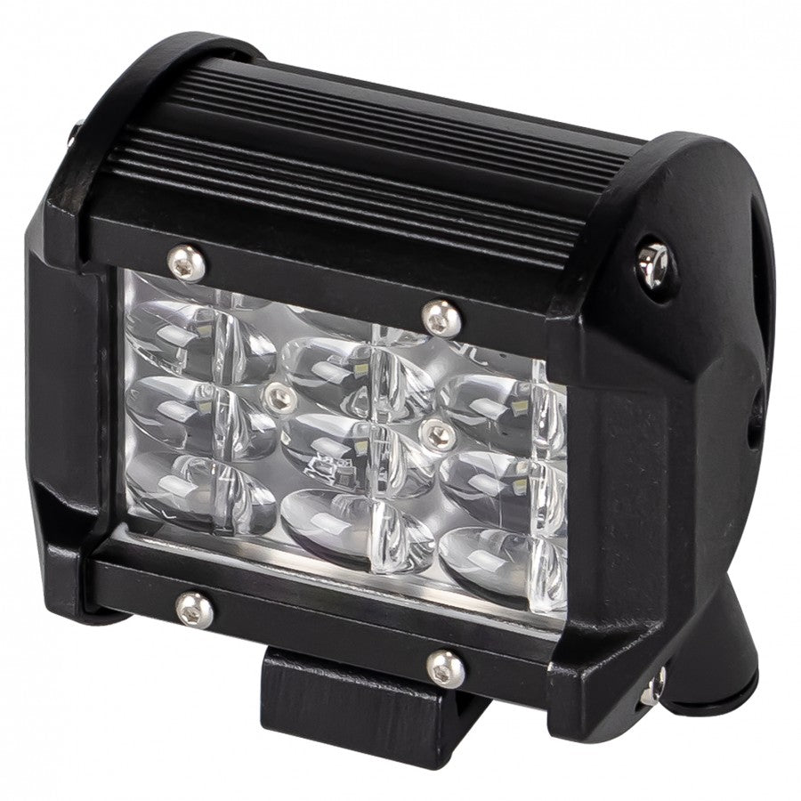 KAMAR LED Work Light Panel with 12 LEDs and Flood/Spot Combo Lighting, 12/24 V, for Trucks, Tractors, and Work Vehicles