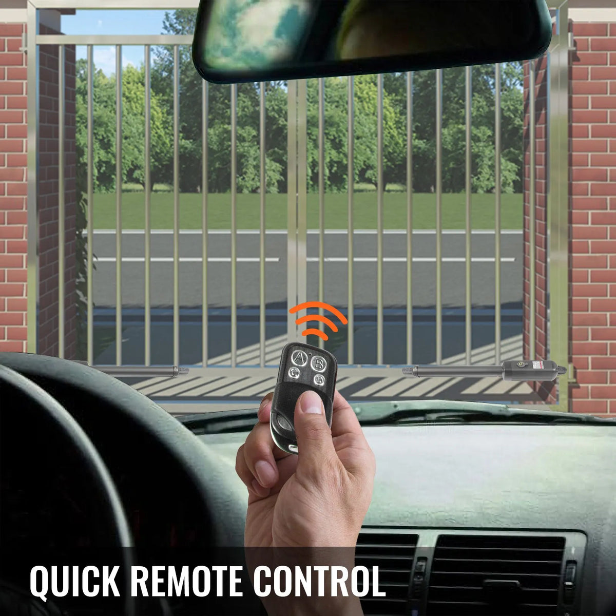 VEVOR double swing gate opener garage door operator 300kg 2.74m