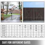 VEVOR double swing gate opener garage door operator 300kg 2.74m