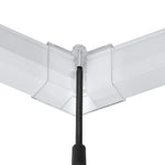 VEVOR sešstūru LED garāžas gaismeklis 240W, 28800lm, 6500K, 5 sekcijas