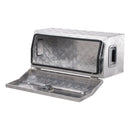 VEVOR smagās slodzes alumīnija kravas automašīnas instrumentu kaste, 762×330,2×330,2 mm rievota uzglabāšanas kaste ar sānu rokturi un T veida slēdzeni ar atslēgām, sudraba krāsa, piemērota piekabēm, pikapiem un kemperiem