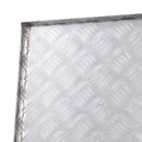 VEVOR smagās slodzes alumīnija kravas kastes instrumentu kaste ar rievojuma pārklājumu, sānu rokturiem un slēdzeni, 762×330×244 mm, sudraba krāsa