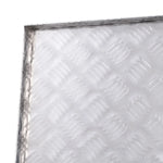 VEVOR smagās slodzes alumīnija kravas kastes instrumentu kaste ar rievojuma pārklājumu, sānu rokturiem un slēdzeni, 762×330×244 mm, sudraba krāsa