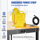 VEVOR reguleeritava kõrgusega töölaud 1220 × 500 mm, pistikupesaga