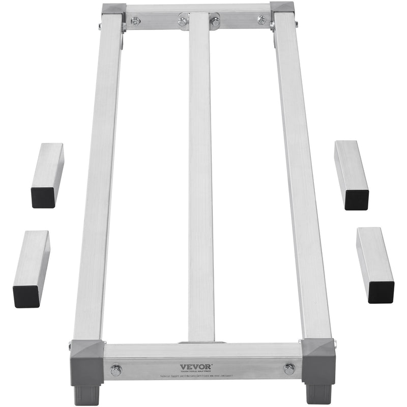 VEVOR metāla plaukts / noliktavas plaukts – darbnīcai, pagrabam, grīdai, 1219,2 × 355,6 × 203,2 mm, 454 kg